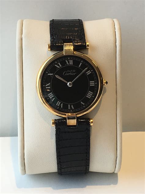 vintage cartier womens watch|pre owned women's cartier watches.